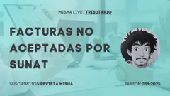 FACTURAS NO ACEPTADAS POR SUNAT