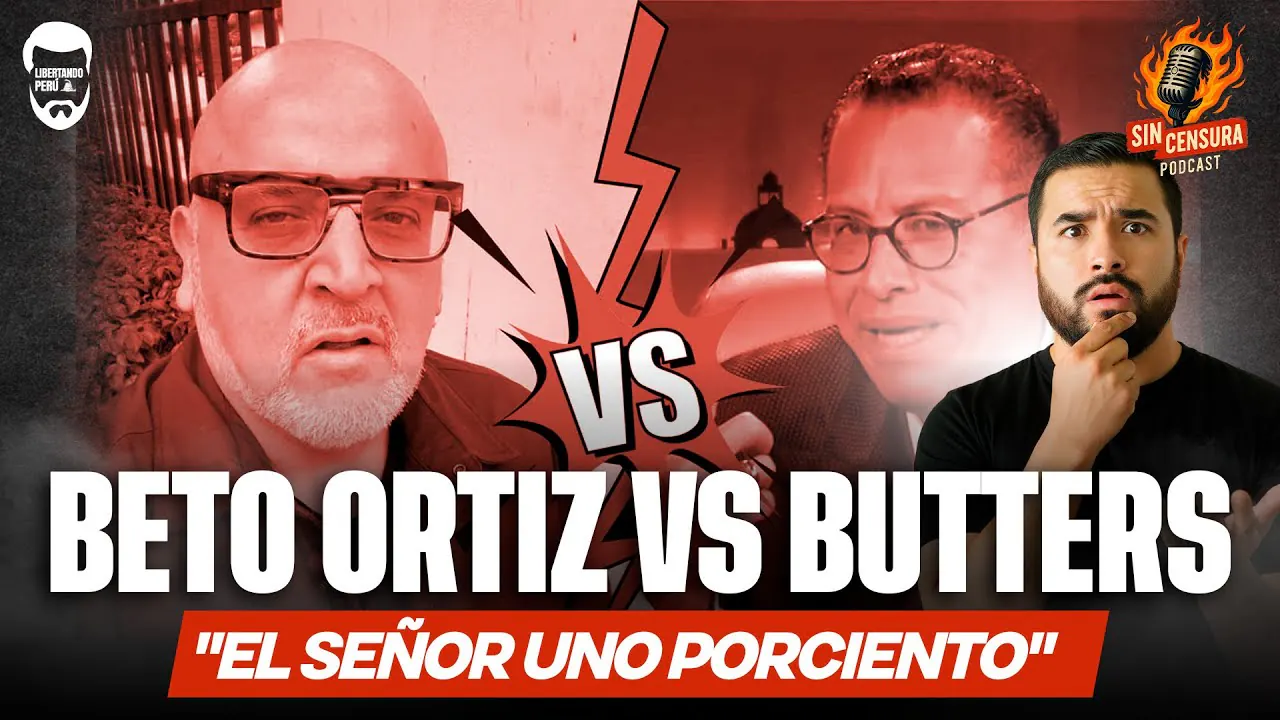 Reproducir: BETO ORTIZ VS BUTTERS "EL SEÑOR UNO PORCIENTO" | ENTREVISTA A PASTOR VELÁSQUEZ | EL AULA POLÍTICA