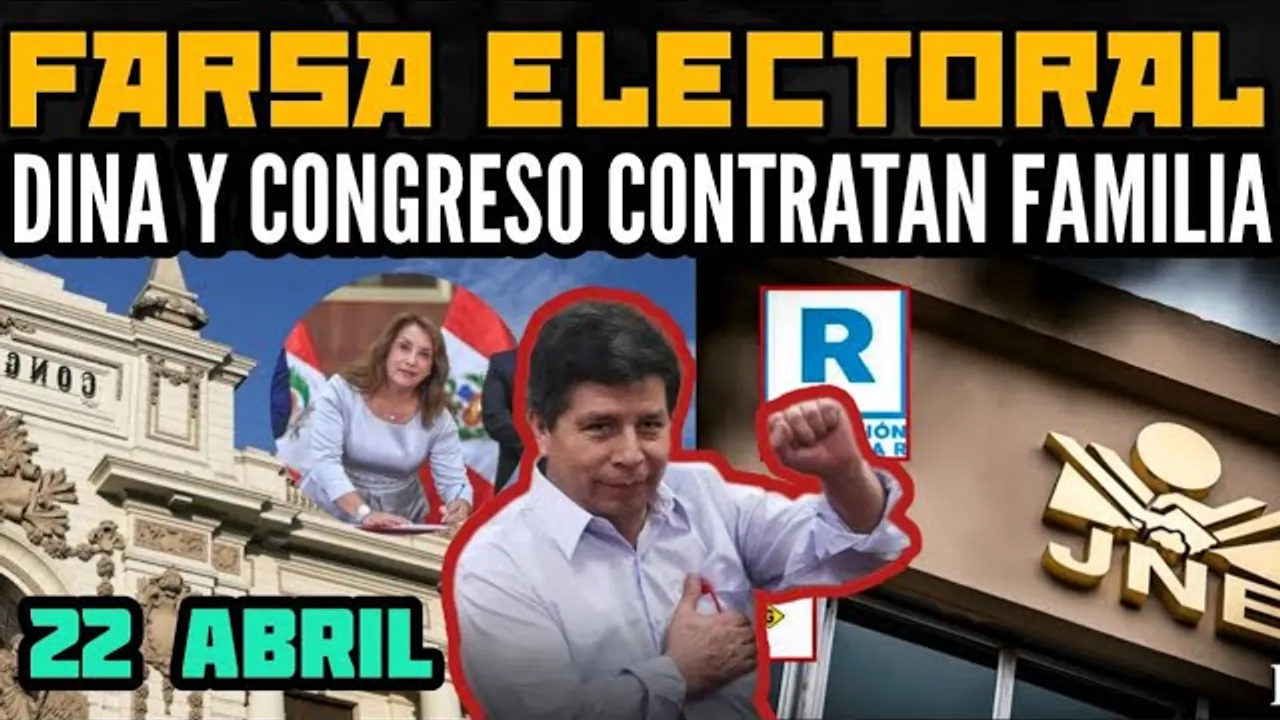Reproducir: COMENZÓ EL FR4UD3 / DINA Y CONGRESISTAS PUEDEN METER FAMILIA EN EL ESTADO / PEDRO LIBERTAD - 22 ABR
