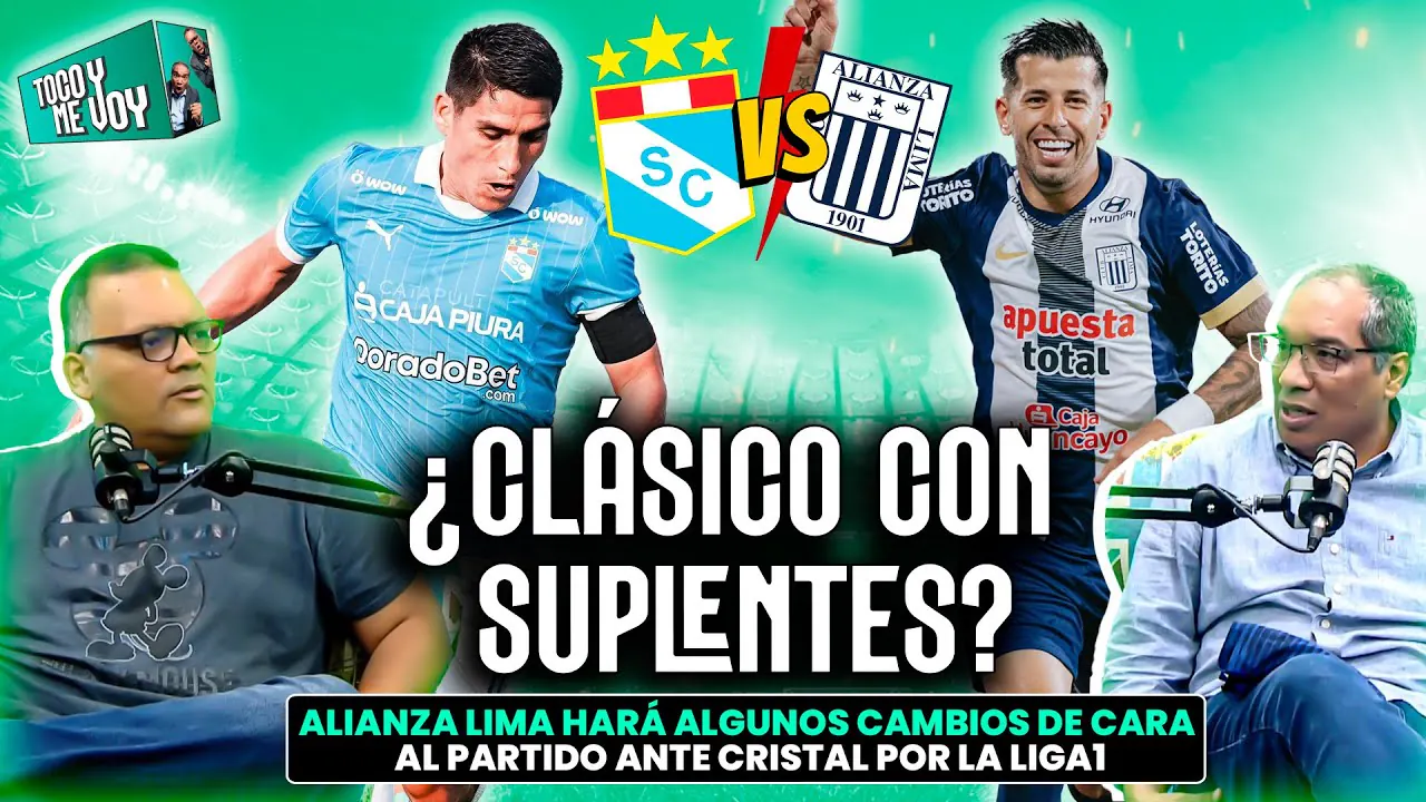 Reproducir: #ENVIVO 🔥CRISTAL VS. ALIANZA LIMA: ¿BLANQUIAZULES GUARDAN A SUS TITULARES? #TOCOYMEVOY