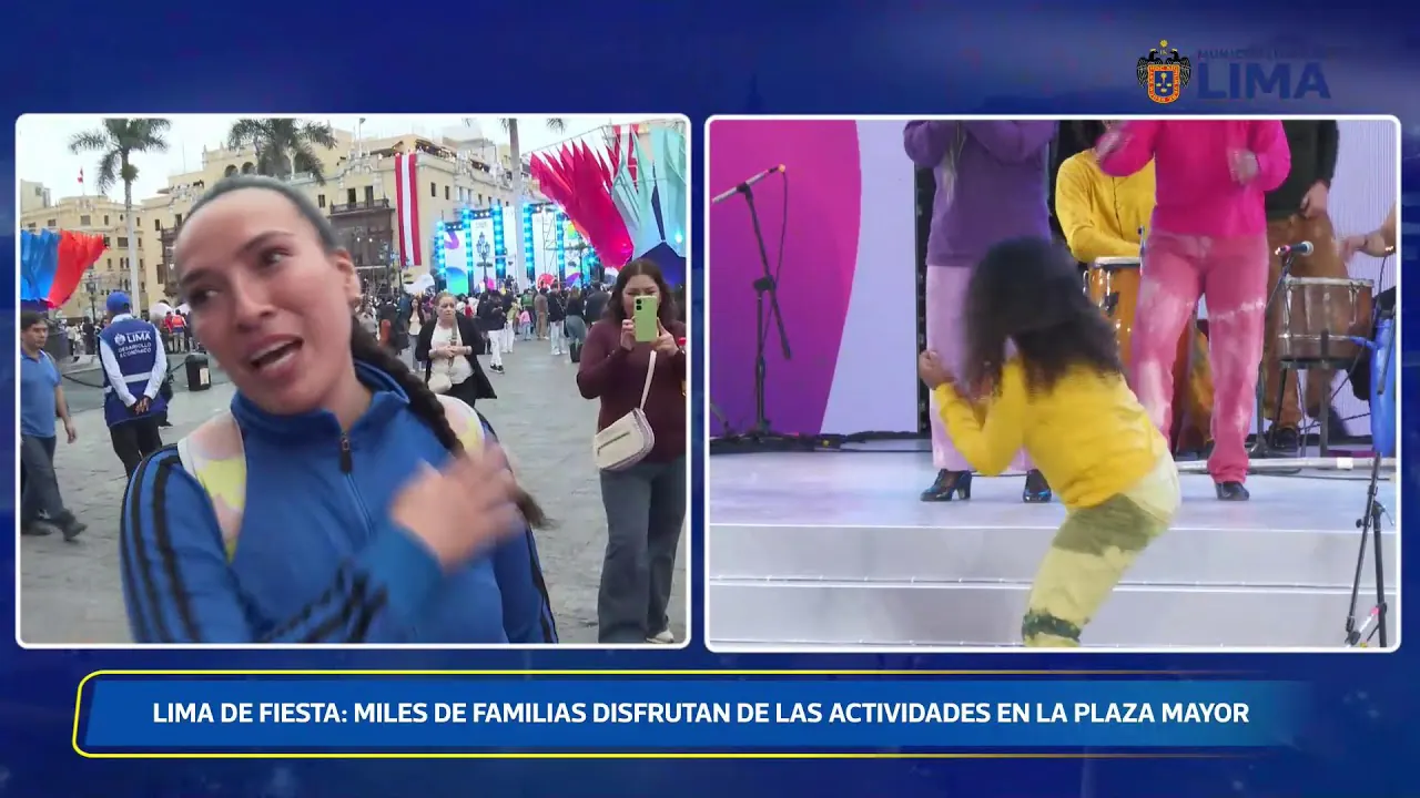 Reproducir: Activaciones Lima 2027 en la Plaza Mayor | 06 de agosto