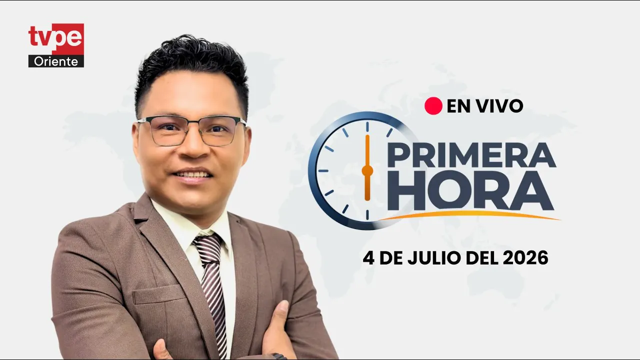 Reproducir: 🔴 TVPerú Oriente EN VIVO HOY | Noticias de la Amazonía peruana – 4 de Julio 2026