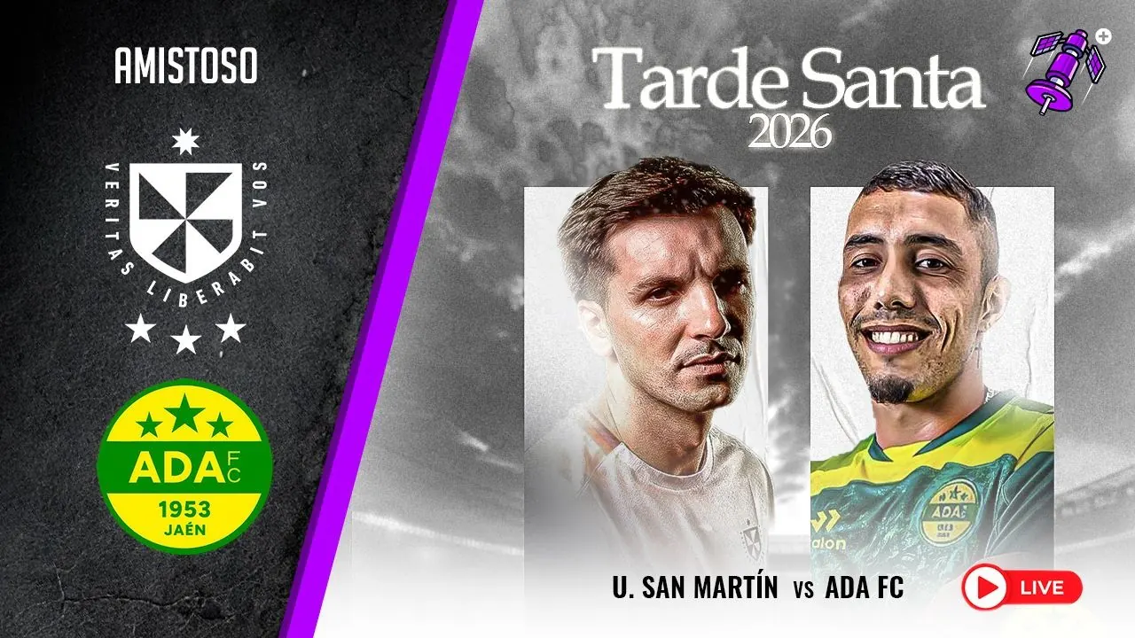 Reproducir: LA TARDE SANTA EN SATÉLITE+ | UNIVERSIDAD SAN MARTÍN vs ADA DE JAÉN |FÚTBOL EN VIVO DESDE LA GALAXIA