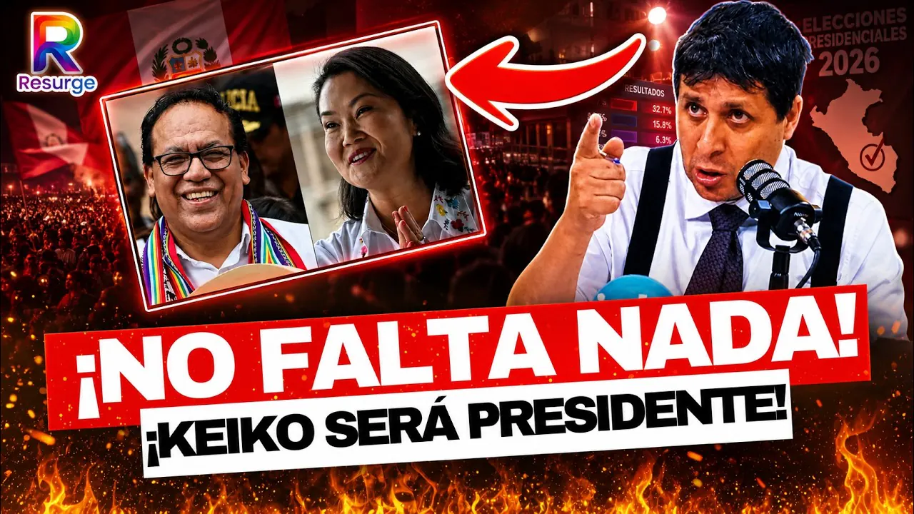Reproducir: 🚨URGENTE: ¡Keiko remonta! La desesperación de Sánchez y Perú en vilo por avance de FUJIMORI