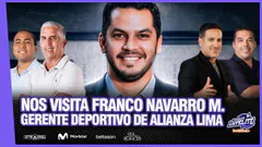 FRANCO NAVARRO M., GERENTE DEPORTIVO DE ALIANZA, LLEGA A FÚTBOL SATÉLITE CON DIEGO REBAGLIATI