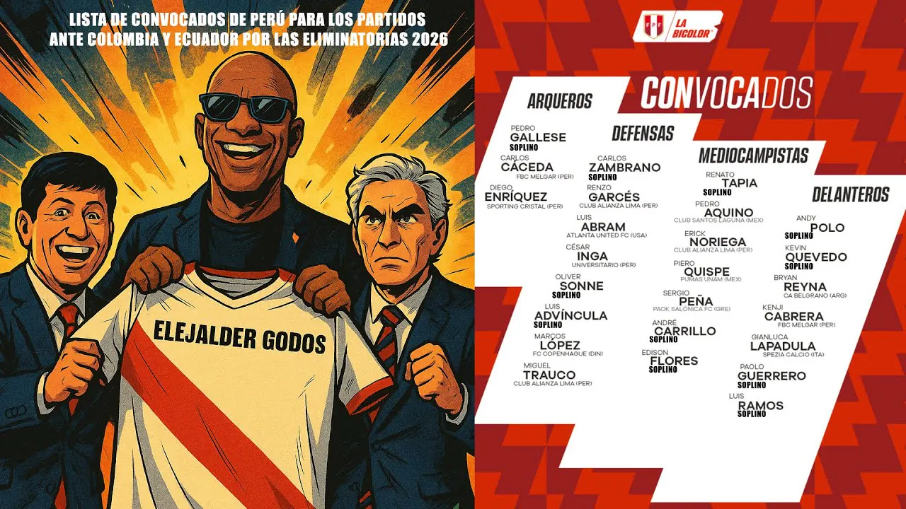 Reproducir: 🇵🇪 ¡OFICIAL! PERÚ ANUNCIÓ SU LISTA DE CONVOCADOS PARA ENFRENTAR A 🇨🇴 COLOMBIA Y ECUADOR |TRISANO TV⚽