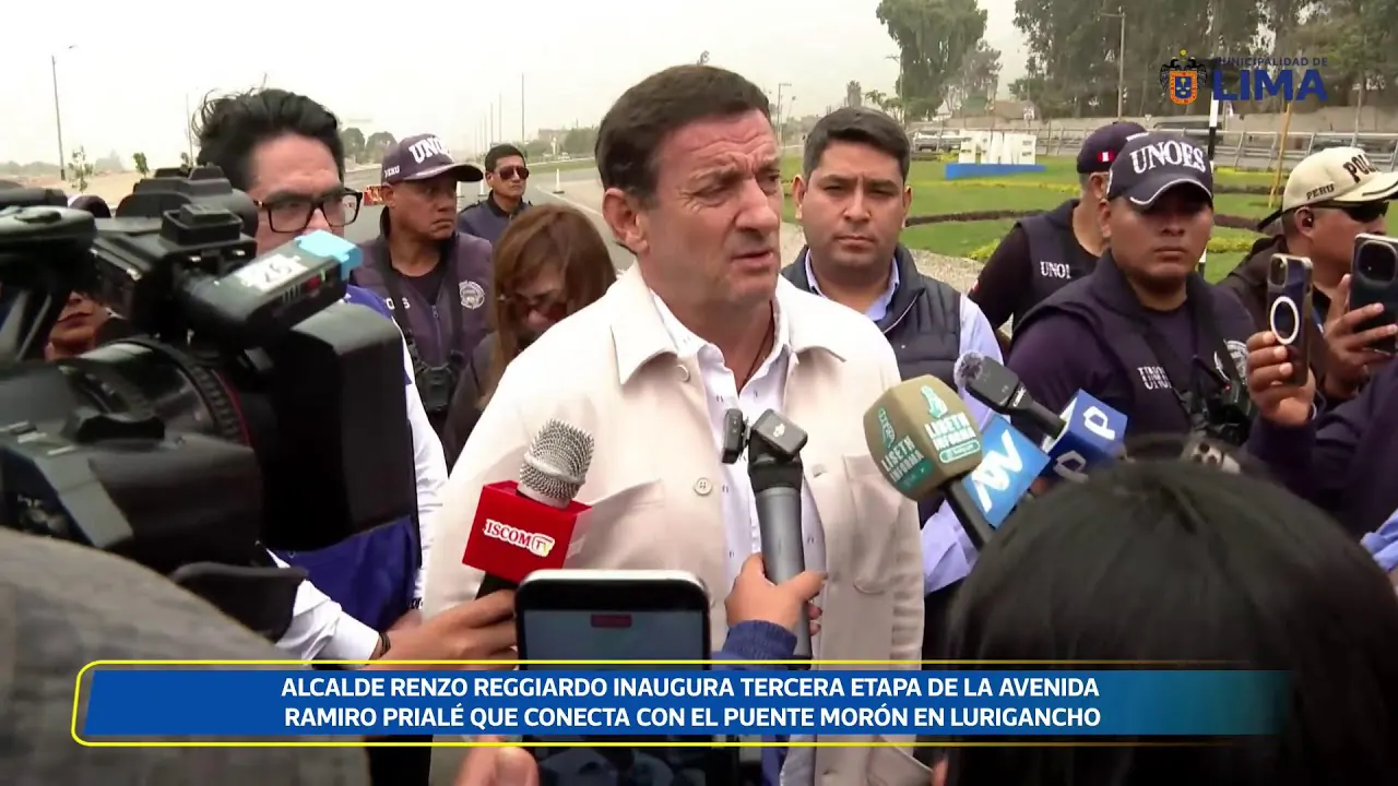 Reproducir: Inauguración de la III etapa de la av. Ramiro Prialé | 29 de setiembre