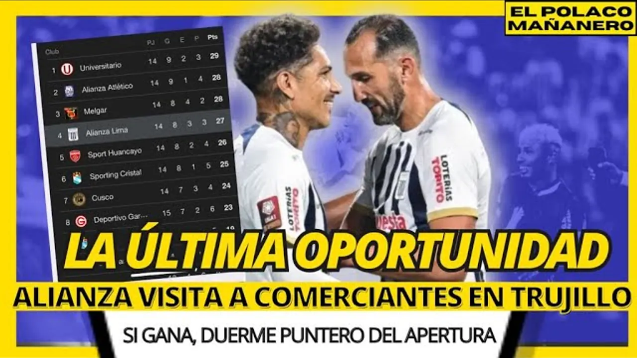 Reproducir: ALIANZA VISITA A COMERCIANTES , LA ÚLTIMA CHANCE  - 🟡 EL POLACO MAÑANERO 🇵🇪