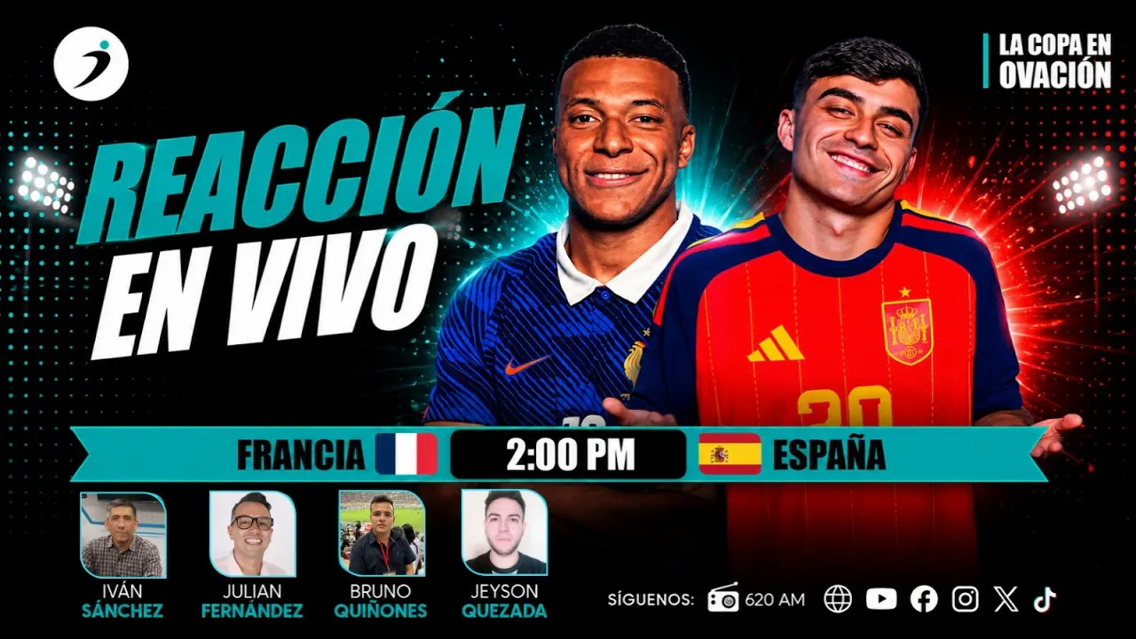 Reproducir: FRANCIA VS ESPAÑA | EN VIVO | LA COPA EN OVACIÓN🏆🔥