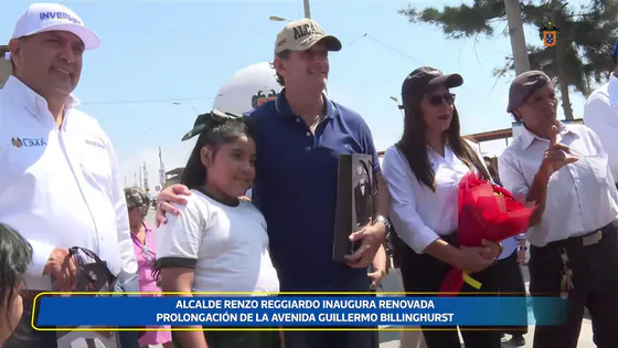 Inauguración de la av. Guillermo Billinghurst | 24 de setiembre