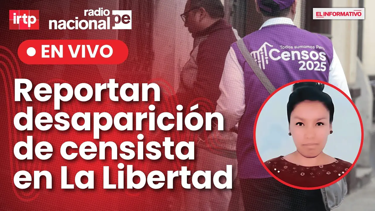 Reproducir: Radio Nacional EN VIVO: ''El informativo regional", hoy 9 de agosto del 2025 | Censista desaparecida