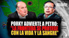 #EnVivo Gustavo Petro acusa a Perú de ‘copar’ territorio colombiano y 'Porky' lo confronta