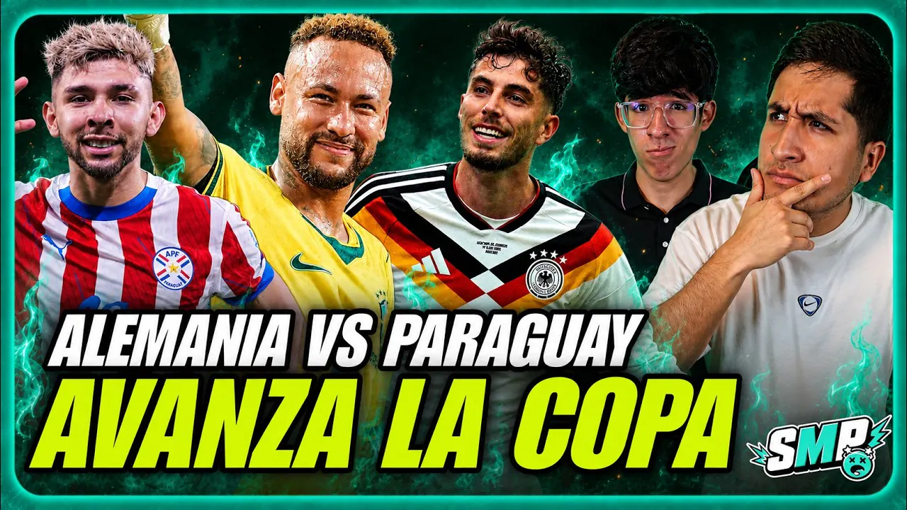 Reproducir: BRASIL VS JAPÓN🔥PARAGUAY VS ALEMANIA 🏆LA COPA COMIENZA A DESPEDIRSE | #SMP