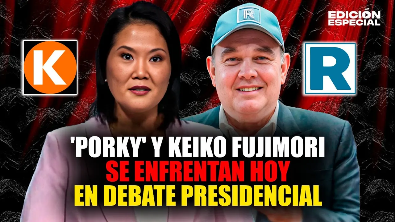 Reproducir: #EnVivo Debate presidencial: Rafael López Aliaga se enfrenta a Keiko Fujimori