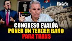 #EnVivo Congreso evalúa instalación de baños neutros para personas con "opciones distintas"