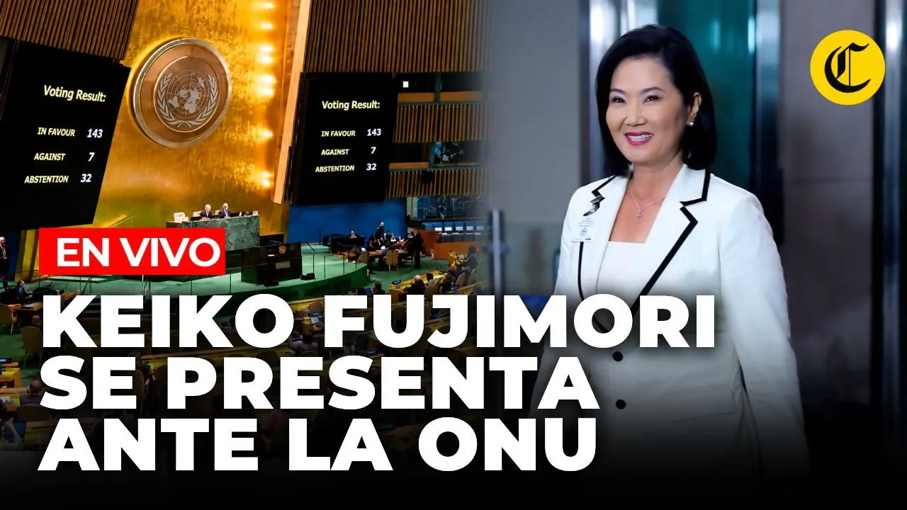 Reproducir: 🔴 KEIKO FUJIMORI EN VIVO: PRESIDENTA SE PRESENTA ANTE LA ONU | El Comercio
