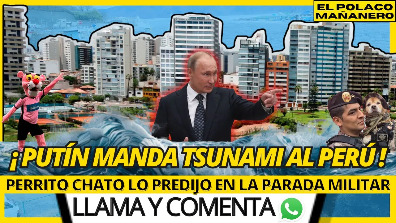 Reproducir: ALERTA DE TSUMANI 🌊  : TIEMBLA COSTA PERUANA TRAS TERREMOTO EN RUSIA - EL POLACO MAÑANERO