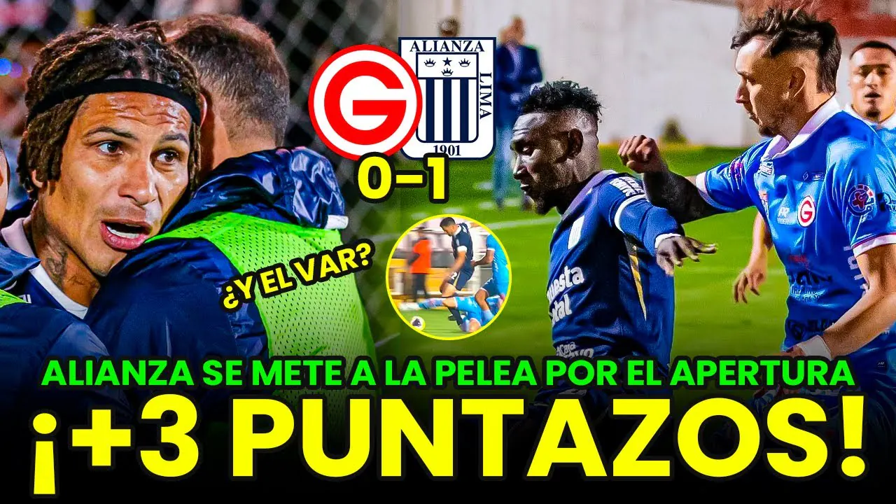 Reproducir: TRIUNFAZO DE ALIANZA LIMA 1-0 ANTE GARCILASO Y SE METE A LA PELEA POR EL TORNEO APERTURA