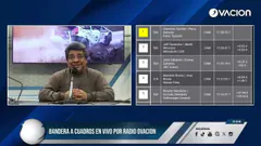 BANDERA A CUADROS EN VIVO POR RADIO OVACION