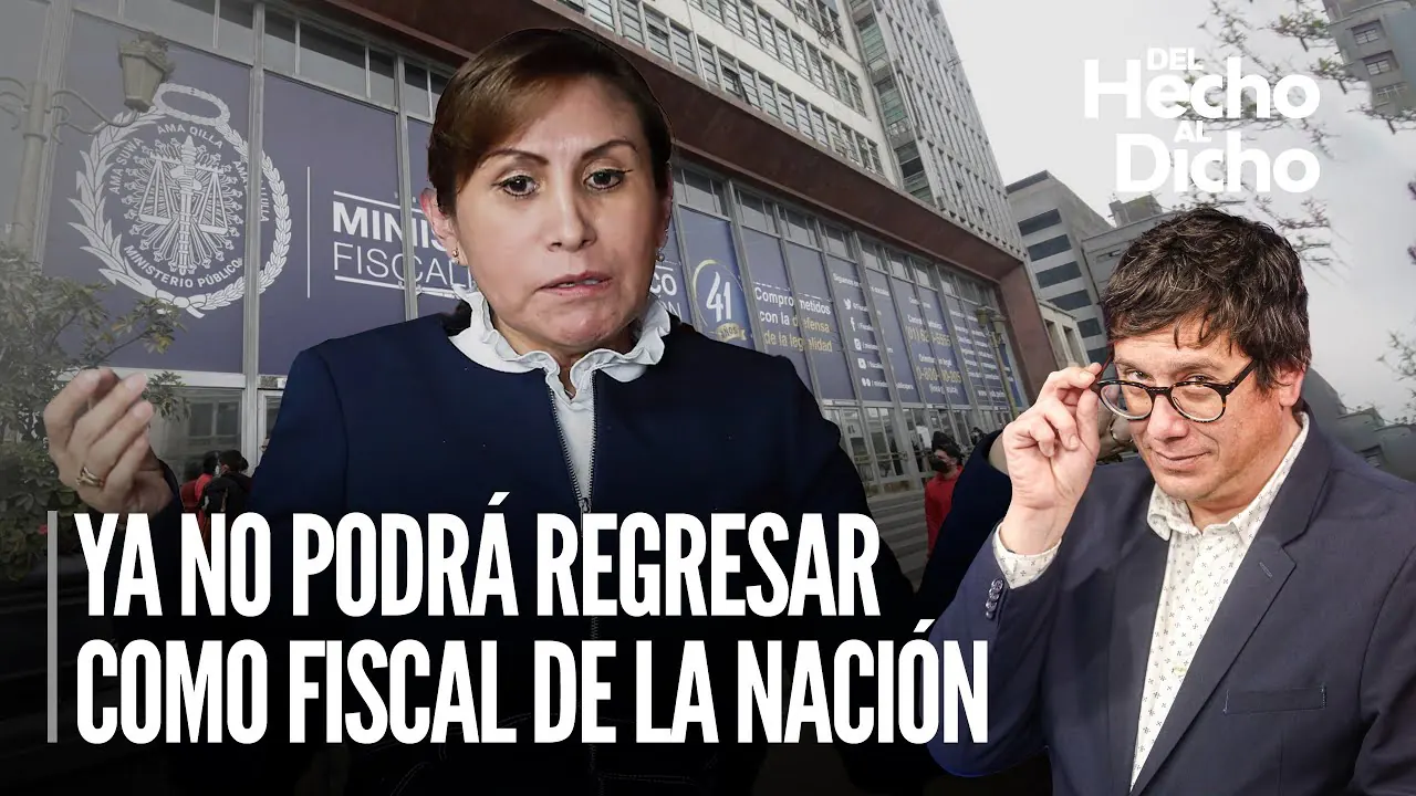 Reproducir: PODER JUDICIAL SUSPENDE a PATRICIA BENAVIDES por 2 años | Del Hecho Al Dicho con Jaime Chincha