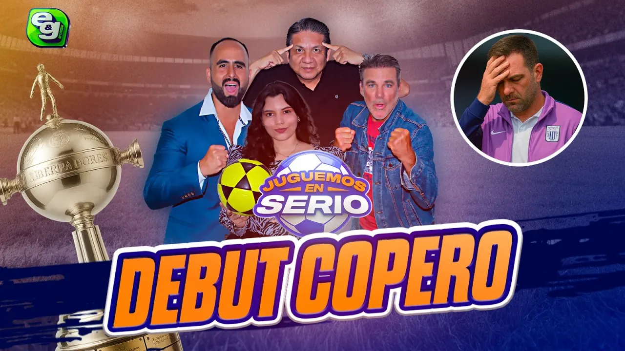 Reproducir: EYG NETWORK | ¡DEBUT COPERO DE ALIANZA LIMA! 🔵⚪️PROGRAMA ESTRENO – JUGUEMOS EN SERIO