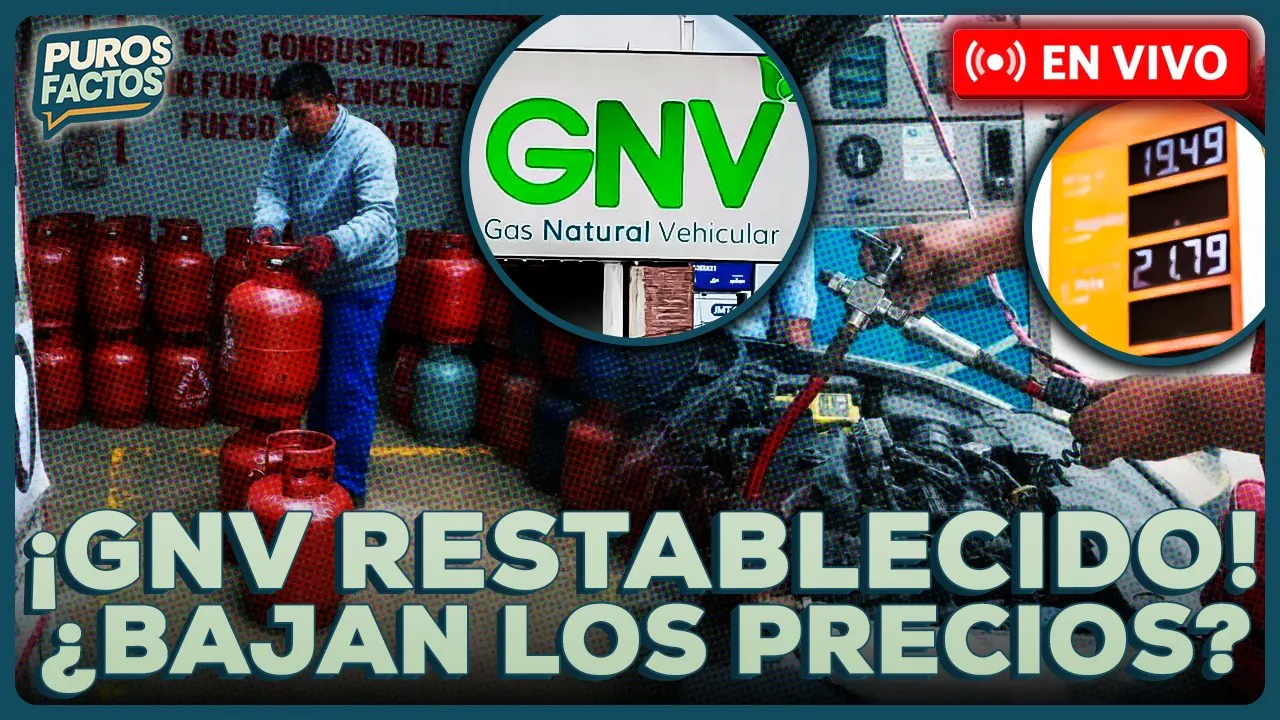 Reproducir: 🚨 #ENVIVO | ¡SE RESTABLECIÓ EL GNV! CONDUCTORES PIDEN QUE BAJEN LOS PRECIOS #PUROSFACTOS #FEEG2026