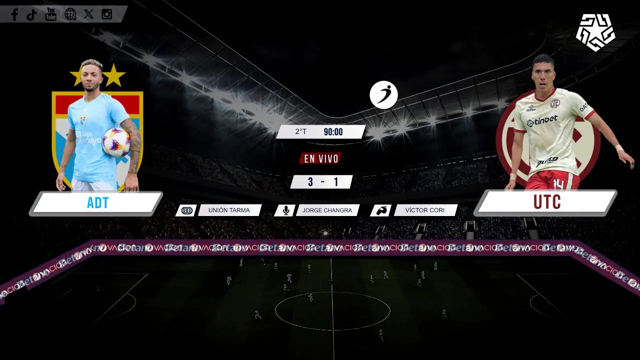 Reproducir: ADT vs UTC por RADIO OVACION 🔴 #ENVIVO | LIGA 1 TE APUESTO