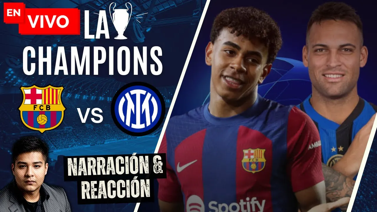 Reproducir: 🔴 PARTIDAZO: BARCELONA VS INTER MILÁN EN VIVO | SEMIFINALES DE CHAMPION | NARRACIÓN Y REACCIÓN