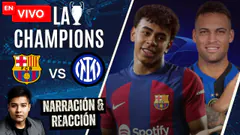 PARTIDAZO: BARCELONA VS INTER MILÁN EN VIVO | SEMIFINALES DE CHAMPION | NARRACIÓN Y REACCIÓN