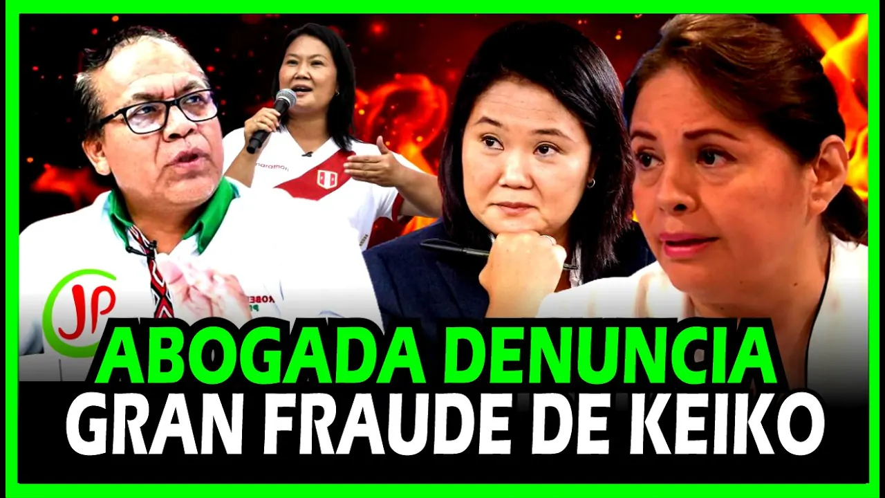 Reproducir: ALERTA! VALIENTE ABOGADA DENUNCIA FRAUDE SISTEMÁTICO DE KEIKO FUJIMORI CONTRA SUS RIVALES.