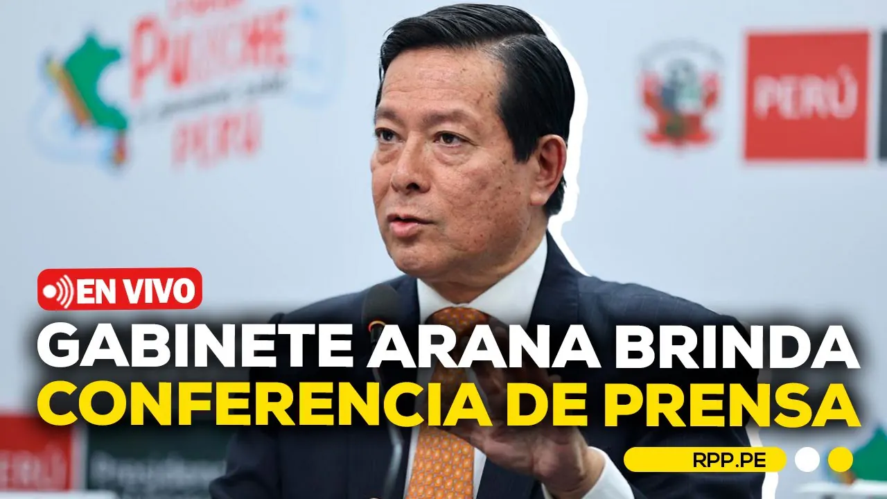 Reproducir: 🔴 #ENVIVO | Conferencia de prensa del premier Arana y ministros de Estado #RPPESPECIALES