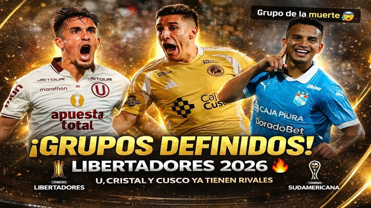 Reproducir: 🔴 EN VIVO | Sorteo Fase de Grupos Copa Libertadores y Sudamericana 2026 | CONMEBOL