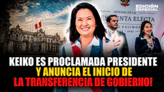 #EnVivo JNE proclama a Keiko Fujimori presidente del Perú y ella inicia transferencia de gobierno
