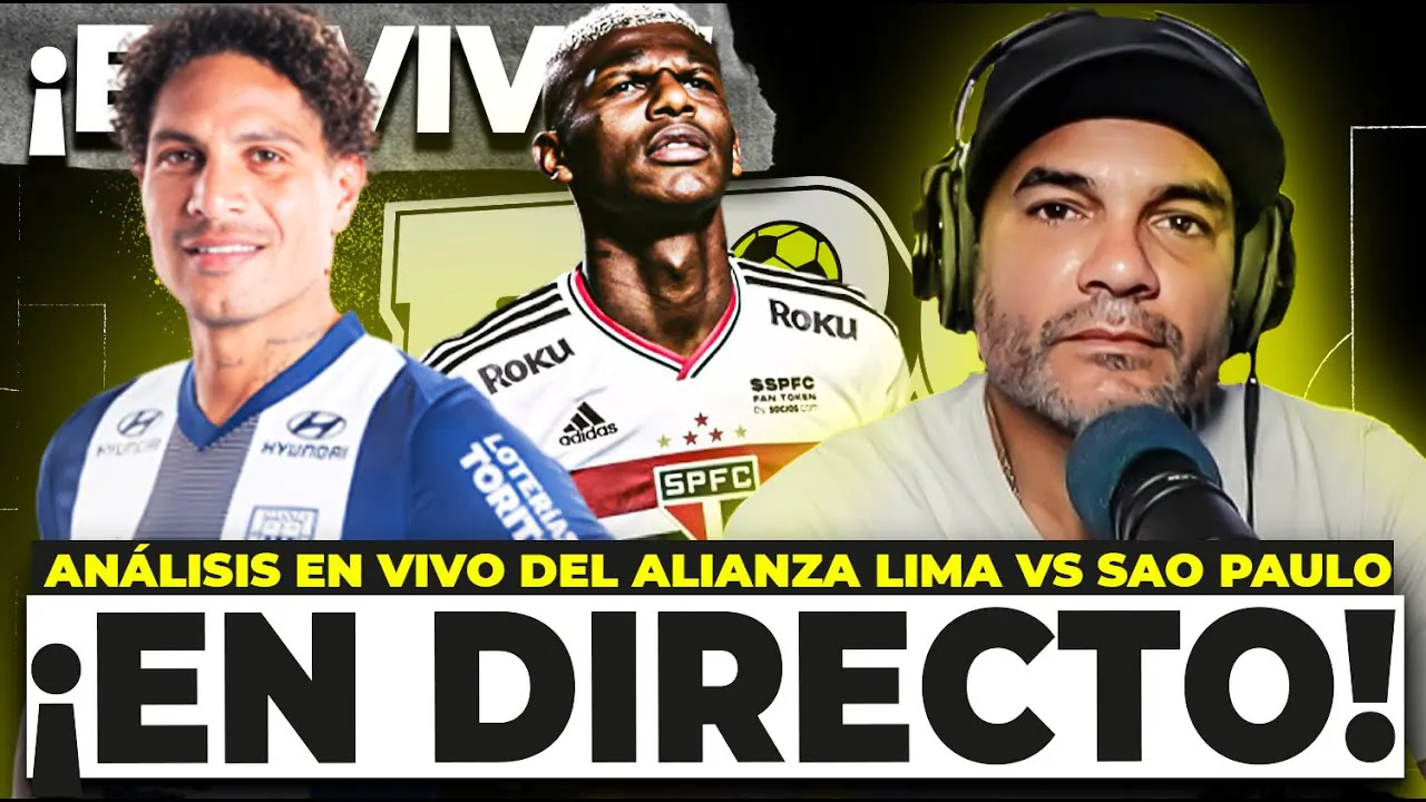 Reproducir: ALIANZA LIMA vs SAO PAULO: ANÁLISIS EN CALIENTE | #ENVIVO COKI GONZALES ESTÁN PASANDO COSAS