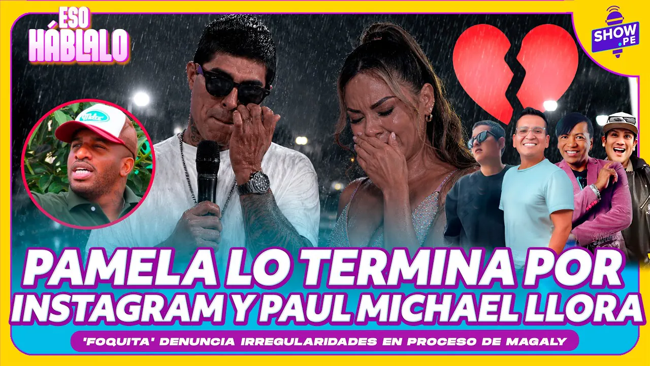 Reproducir: 🔥PAMELA LÓPEZ  LO TERMINA POR INSTAGRAM Y PAUL MICHAEL LLORA EN TV #showpe