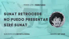 SUNAT retrocede : No puedo presentar SIRE SUNAT