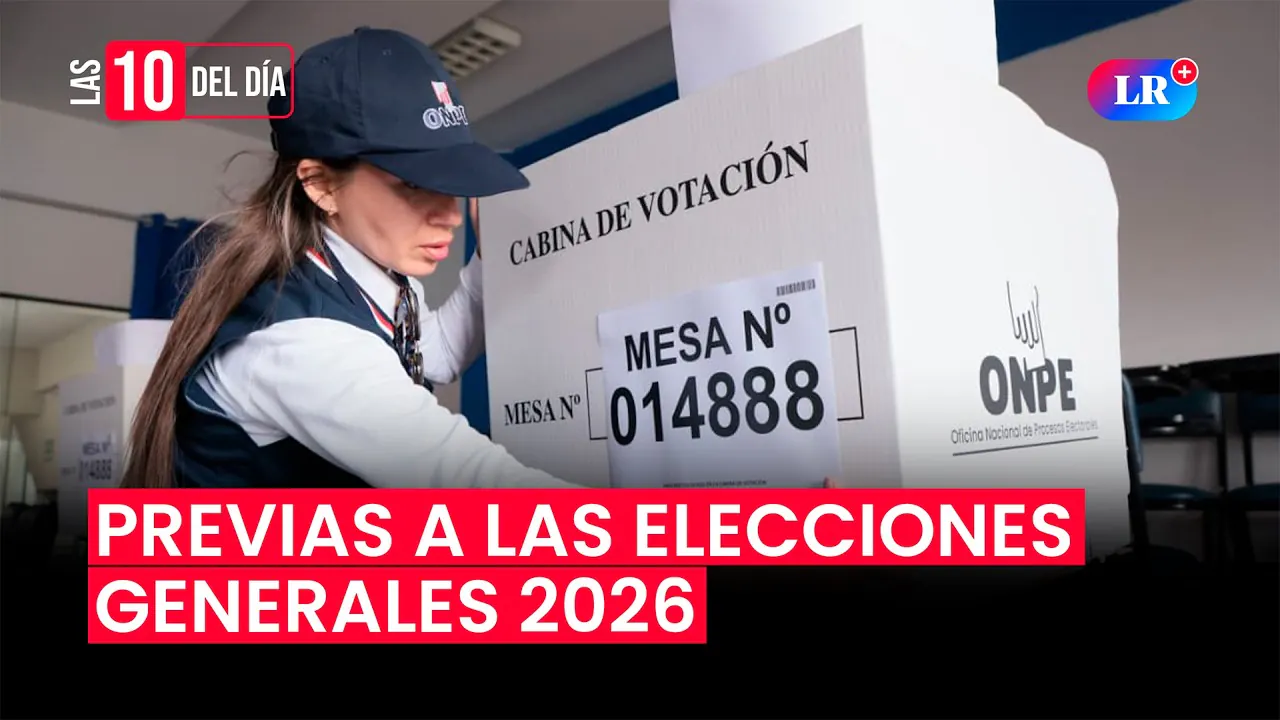Reproducir: 🚨 PREVIAS A LAS ELECCIONES 2026: A pocas horas ¿ya decidiste por quién votar? | #las10deldía