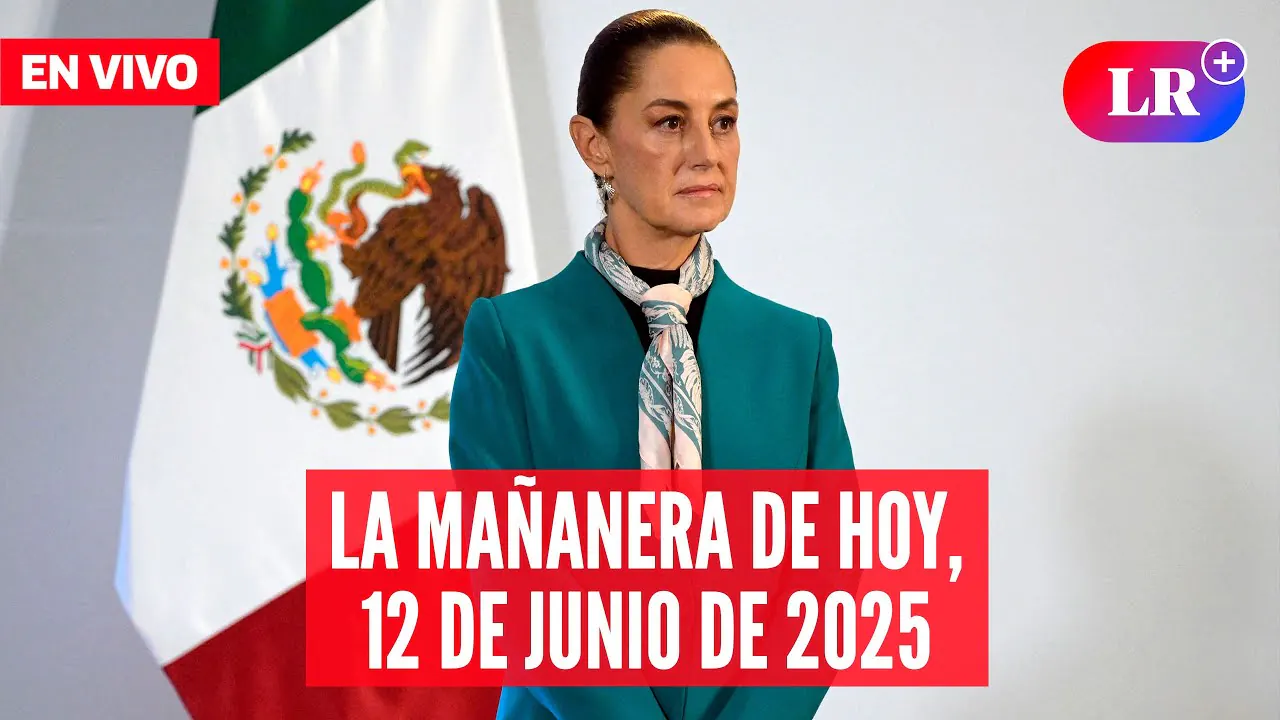 Reproducir: 🔴 CLAUDIA SHEINBAUM en la MAÑANERA del Pueblo del 12 de junio de 2025 | #LR