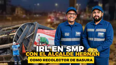 IRL EL PROFE COMO RECOLECTOR DE BASURA CON EL ALCALDE HERNÁN SMP