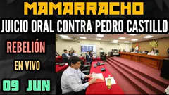PEDRO CASTILLO EN JUICIO ORAL EN VIVO: CASO REBELIÓN - 09 JUN