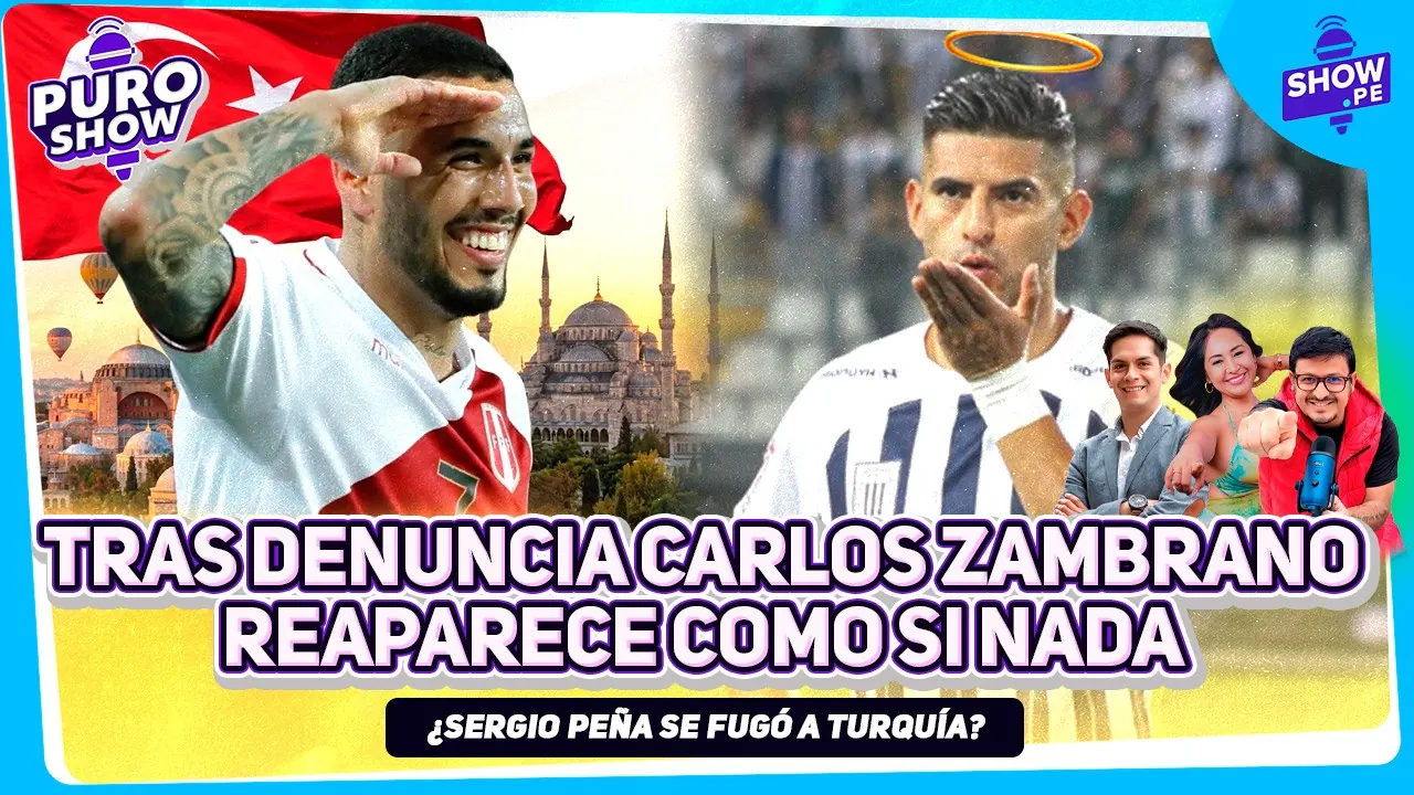 Reproducir: 🔴CARLOS ZAMBRANO ES CAPTADO EN FOTOGRAFÍA EN REDES Y SERGIO PEÑA ¿FUGÓ A TURQUÍA?  #Puroshow
