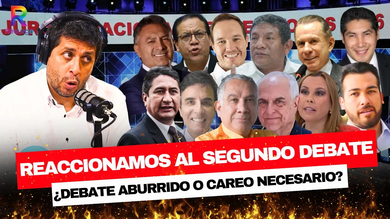 Reproducir: 🔥ESCAJADILLO REACCIONA AL SEGUNDO DEBATE PRESIDENCIAL DEL JNE