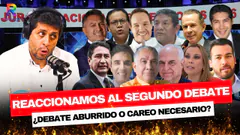 ESCAJADILLO REACCIONA AL SEGUNDO DEBATE PRESIDENCIAL DEL JNE
