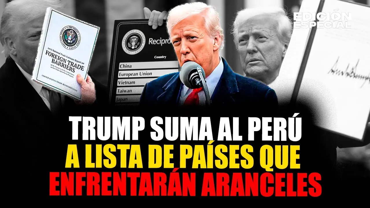 Reproducir: #EnVivo Trump le pone 10% de aranceles a Perú
