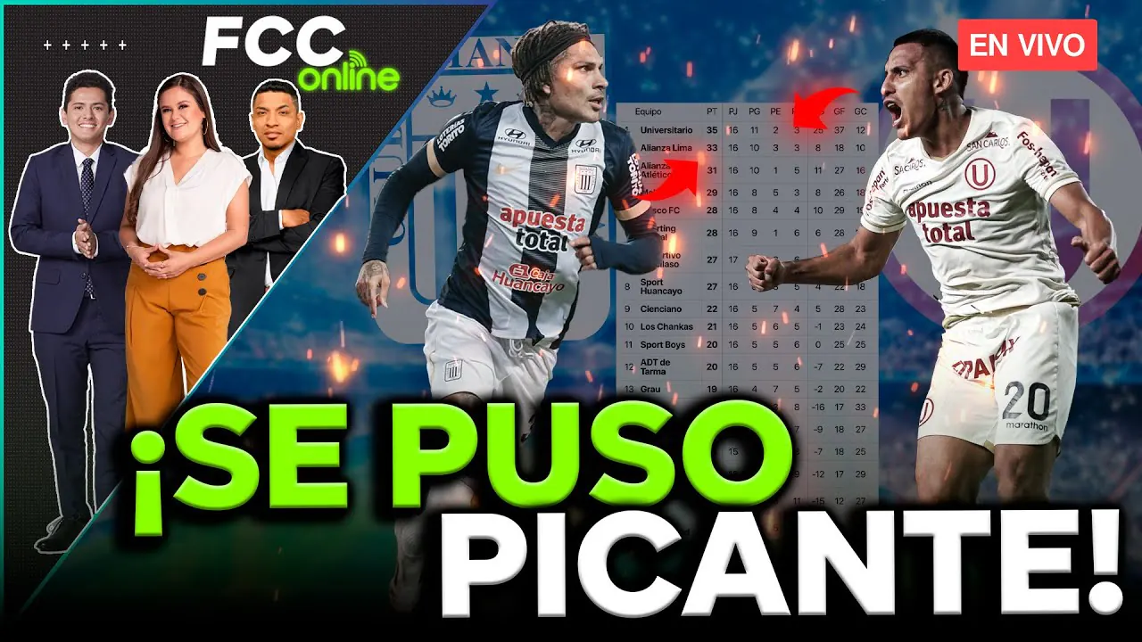Reproducir: 🔴#ENVIVO ALIANZA LIMA VENCIÓ EN AREQUIPA Y SE ACERCA A UNIVERSITARIO #FCCONLINE