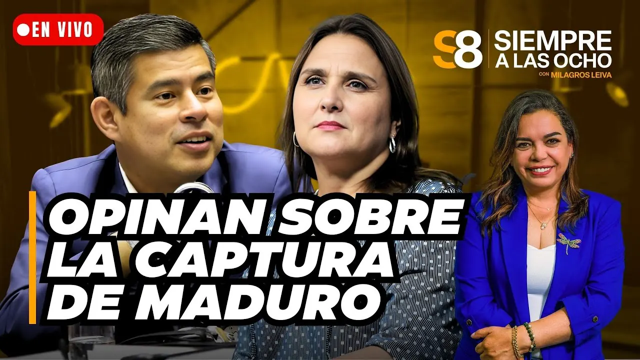 Reproducir: 🟡 CAPTURA DE MADURO: LUIS GALARRETA Y MARISOL PÉREZ TELLO OPINAN EN VIVO | Siempre a las ocho
