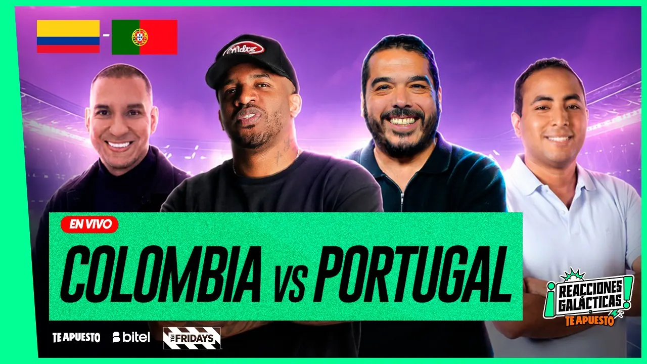 Reproducir: PORTUGAL vs COLOMBIA EN VIVO | REACCIONES CON JEFFERSON FARFÁN OLCESE JULIO PEÑA GINO BONATTI F