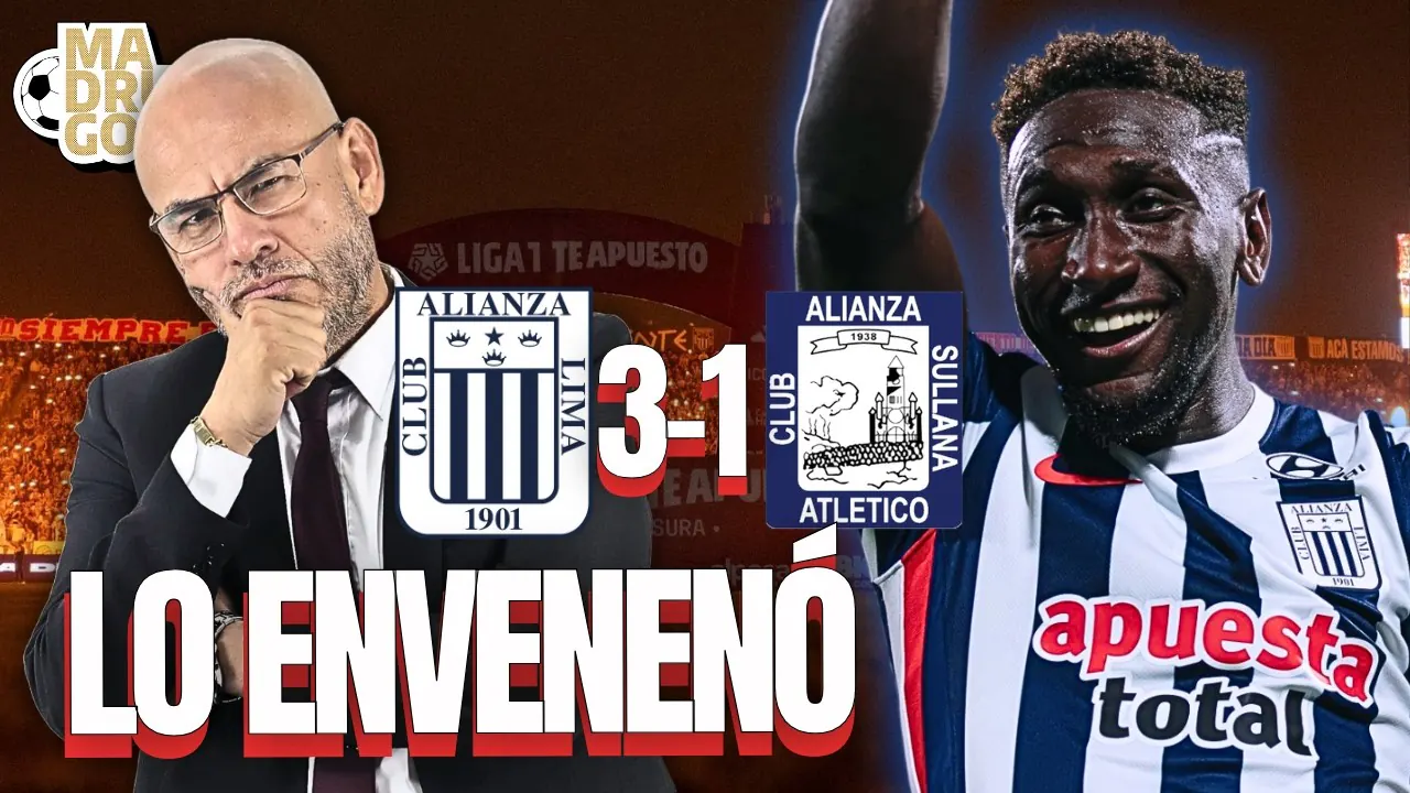 Reproducir: MADRUGOL CON MR PEET: LO "ENVENENÓ" | ALIANZA LIMA 3 - 1 ALIANZA ATLÉTICO DE SULLANA