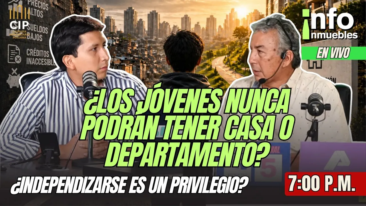 Reproducir: ¿LOS JÓVENES NUNCA PODRÁN TENER CASA O DEPARTAMENTO? - INFOINMUEBLES