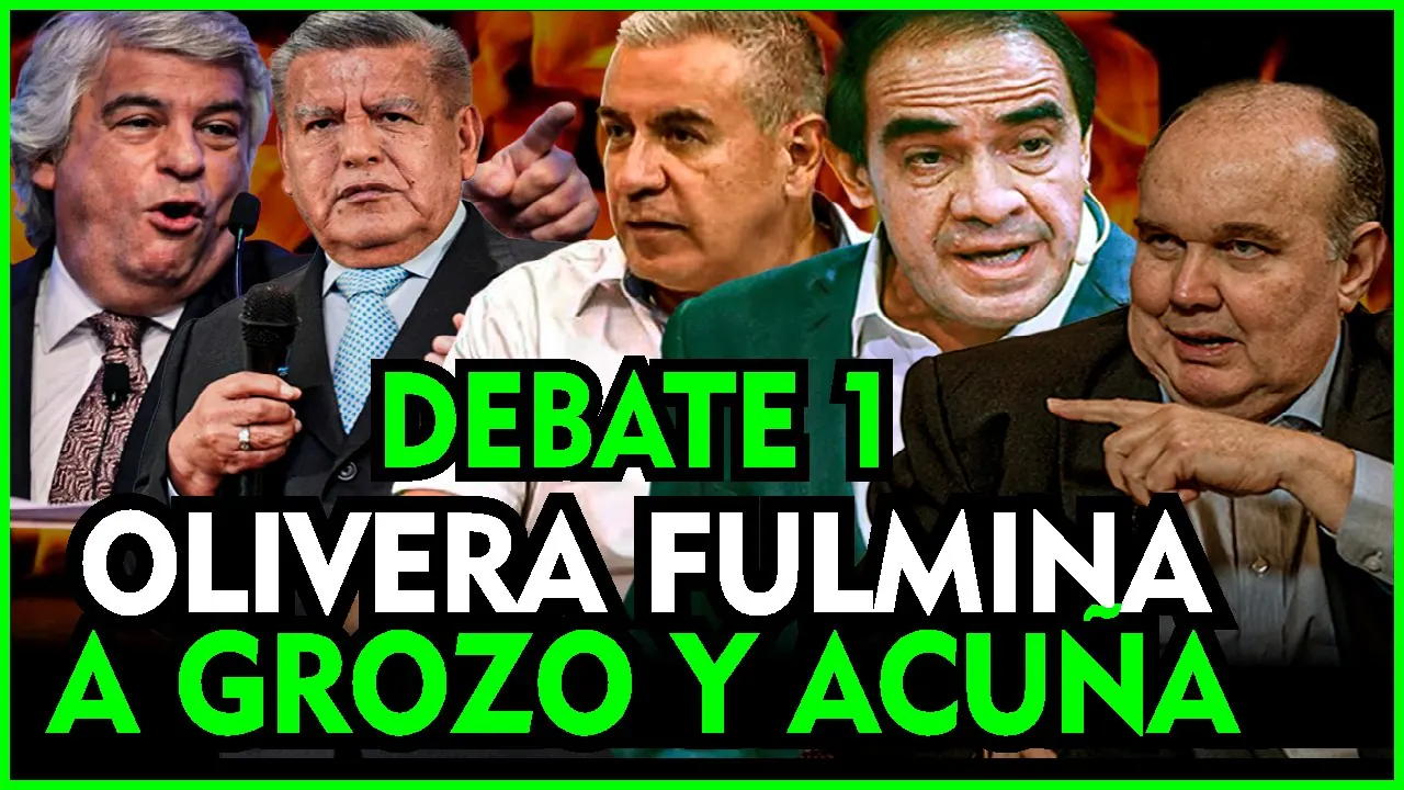 Reproducir: 😱ARRANCA LOS DEBATE PRESIDENCIALES! PORKY, CHAU, LESCANO, ALVAREZ, GROZO, ACUÑA Y OTROS